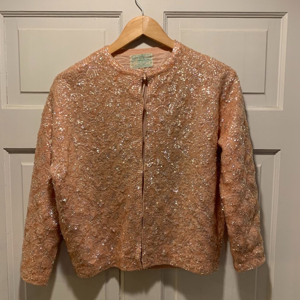 Harilela's~ Vintage Hand Beaded Sweater